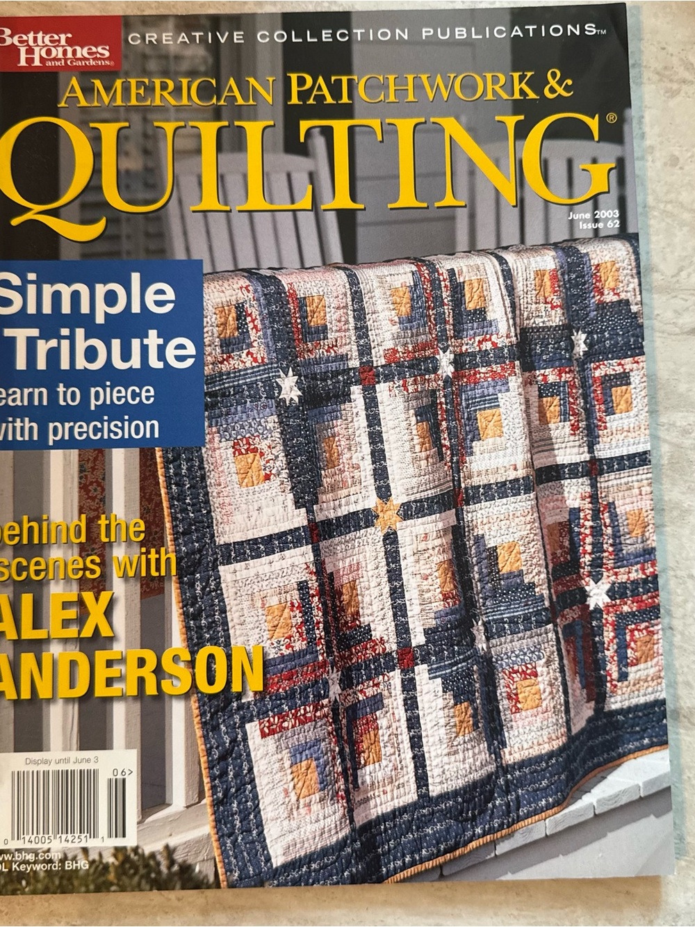 American Patchwork & Quilting Vintage Magazine June 2003